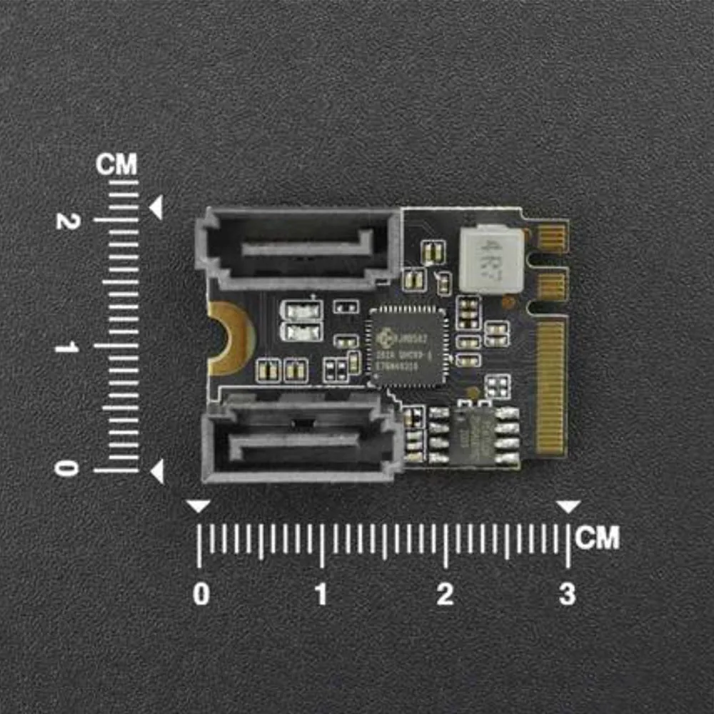 DFRobot M.2 A + E ключ к SATA3.0 адаптер с двумя портами твердотельные жесткие диски карта