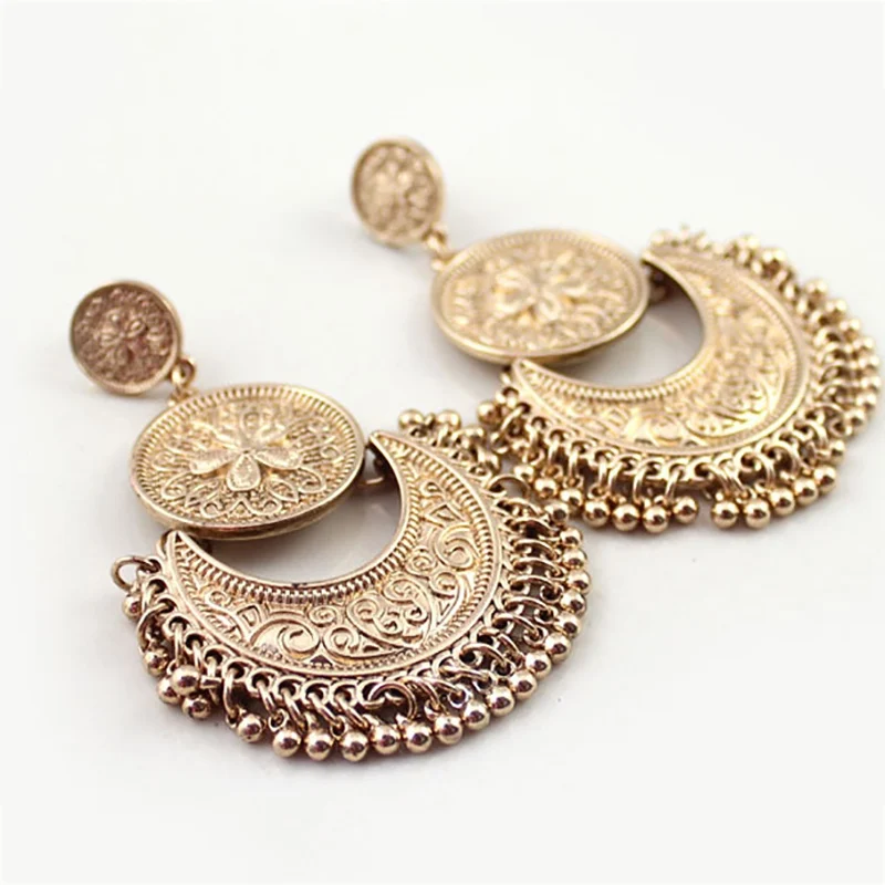 Женские винтажные серьги Ловец снов висячие в богемном стиле с перьями и