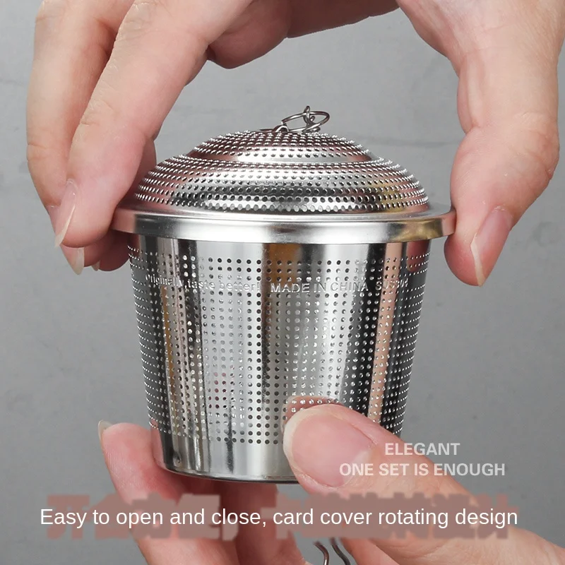 Многоразовый сетчатый фильтр для заварки чая из нержавеющей стали в виде листьев