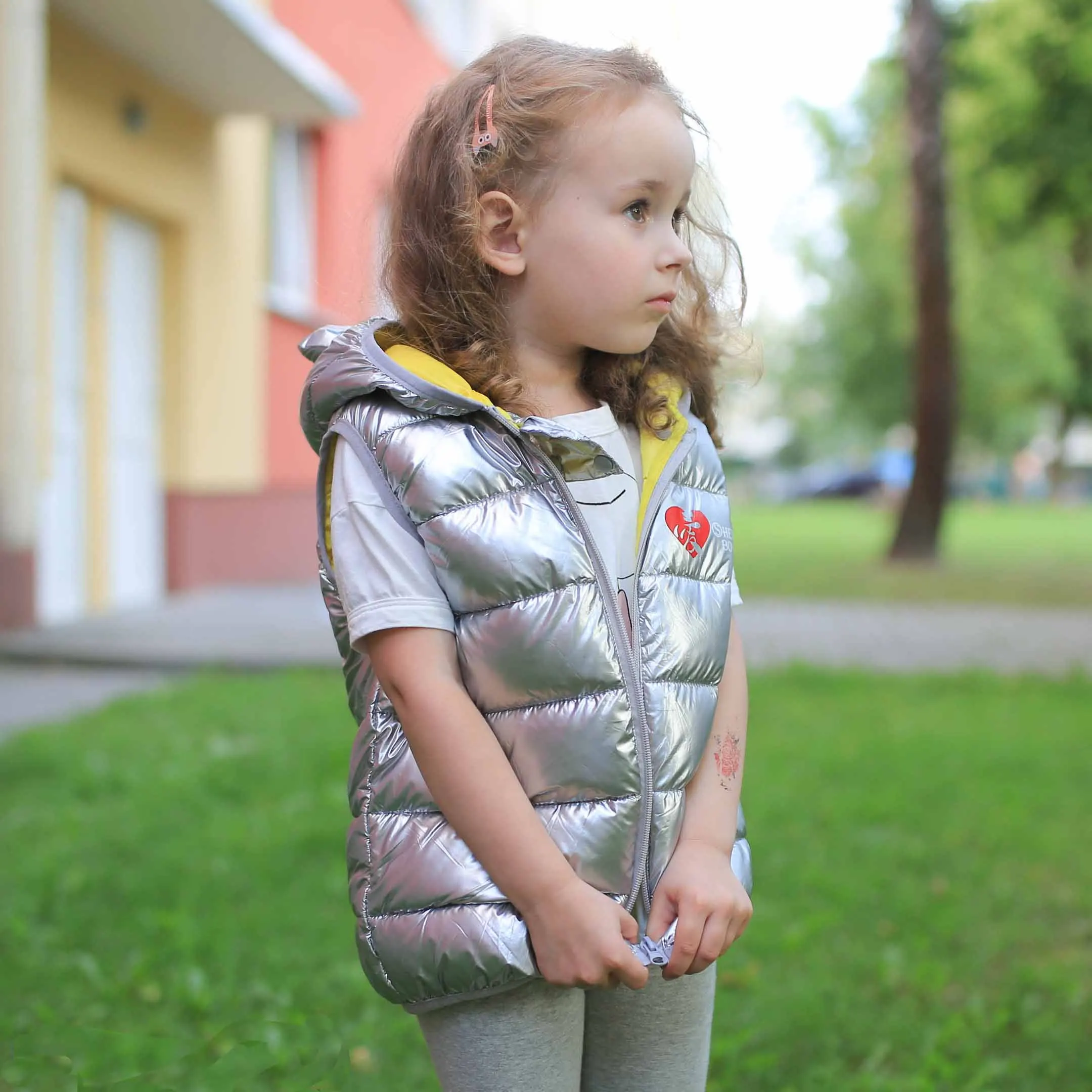 Детская зимняя одежда теплая Рождественская осенняя одежда для малышей куртка+ жилет+ штаны, комплект из 3 предметов, спортивный костюм для маленьких мальчиков и девочек