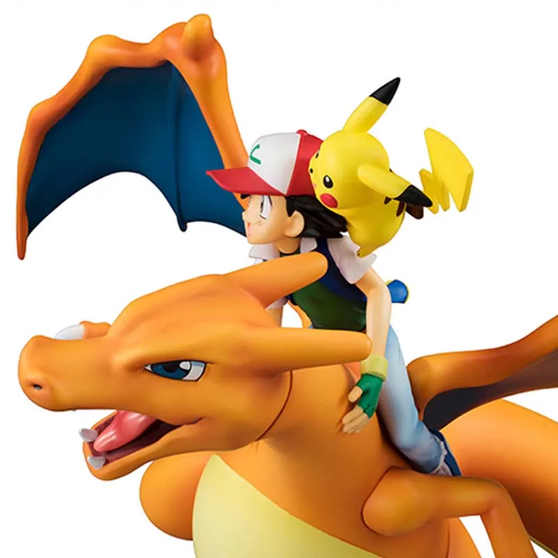 Фигурка аниме Takara Tomy Эш Кетчум Пикачу лизардон модель игрушки фигурка покемона