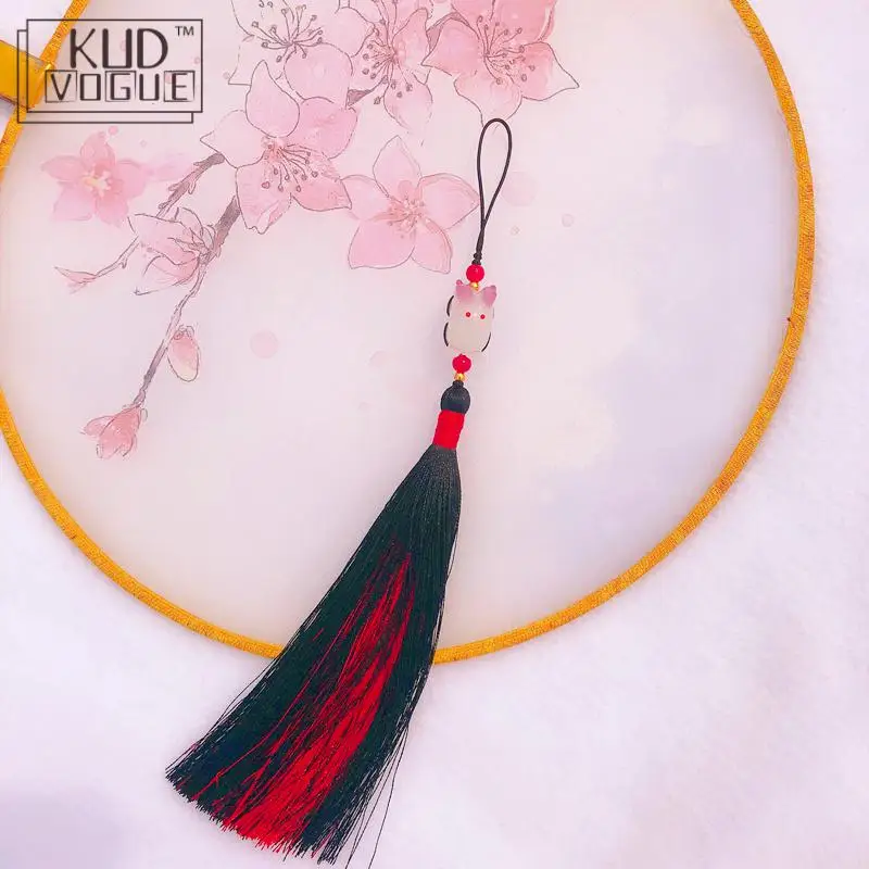 Аниме Grandmaster of Demonic Cultivation Mo Dao Zu Shi Rabbit Tassel подвеска реквизит косплей брелок для ключей подвеска игрушка подарок