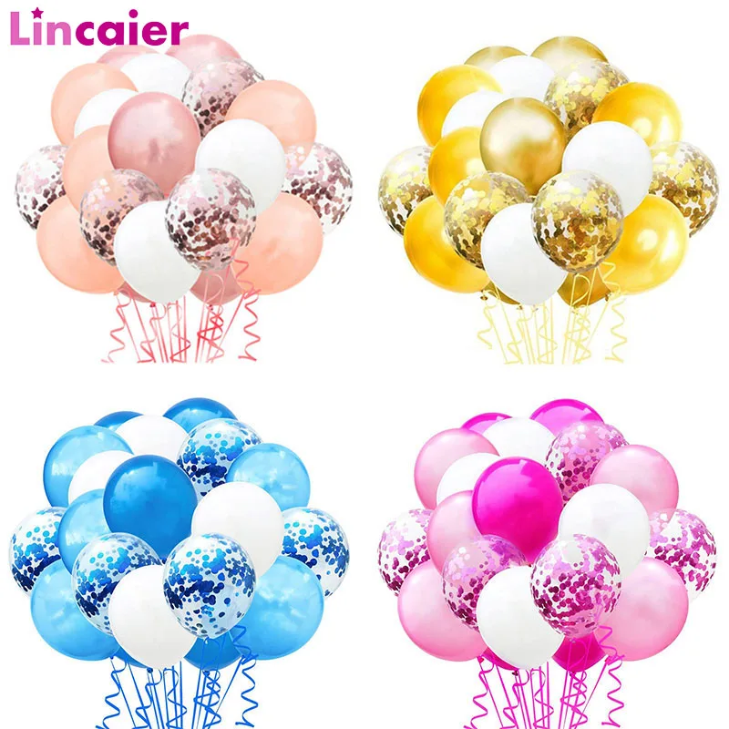 20 шт. смешанные воздушные шары для первого дня рождения вечерние украшения 1-1