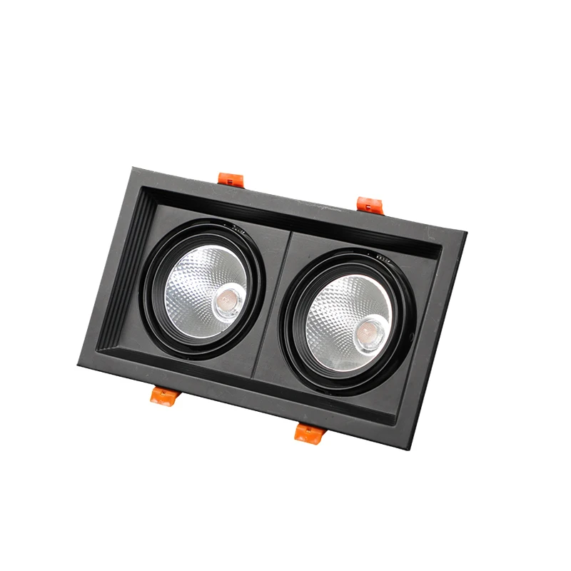 Затемняемый Супер яркий Встраиваемый квадратный светодиодный светильник COB 10 Вт