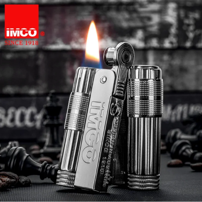 

Chinese brand IMCO stainless steel kerosene gasoline mechanical lighter for men