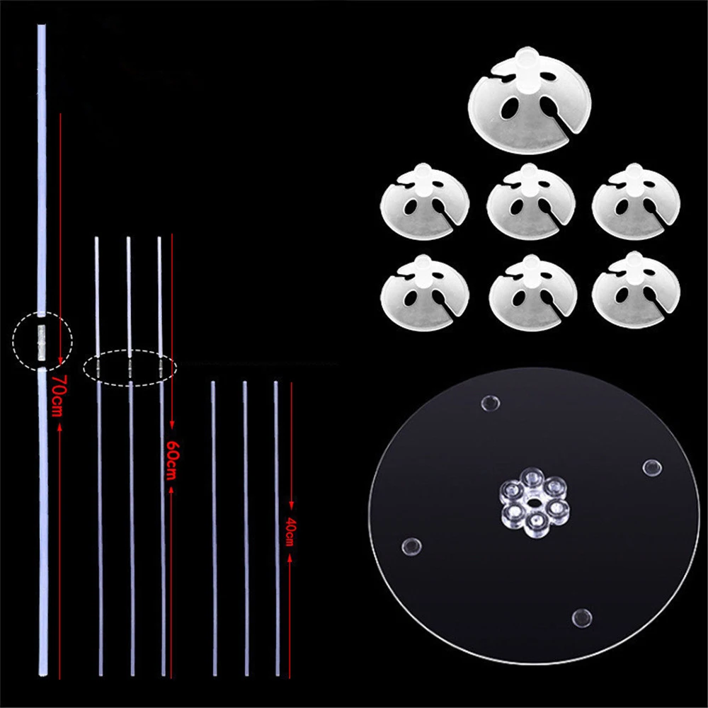 4 комплекта аксессуары для воздушных шаров с днем рождения детский держатель
