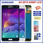 Экран с регулируемой яркостью для Samsung Galaxy A5 2015, ЖК-дисплей, сенсорный экран, дигитайзер, Запчасти для Samsung A500 A500F