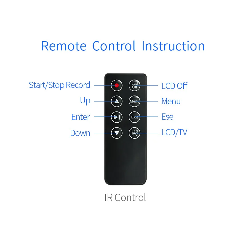 Видеоразрешение D1 встроенный экран вход CVBS запись видео и аудио микро