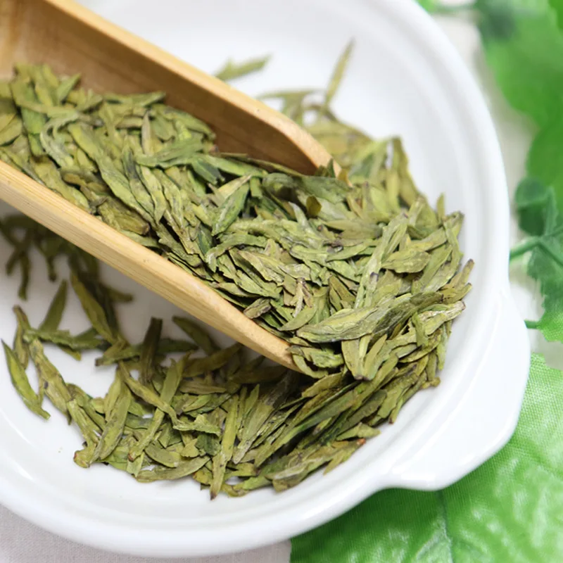

250 г, Китайский знаменитый зеленый чай Dragon Well хорошего качества, новинка 2021 года, для похудения, забота о здоровье, нежный аромат