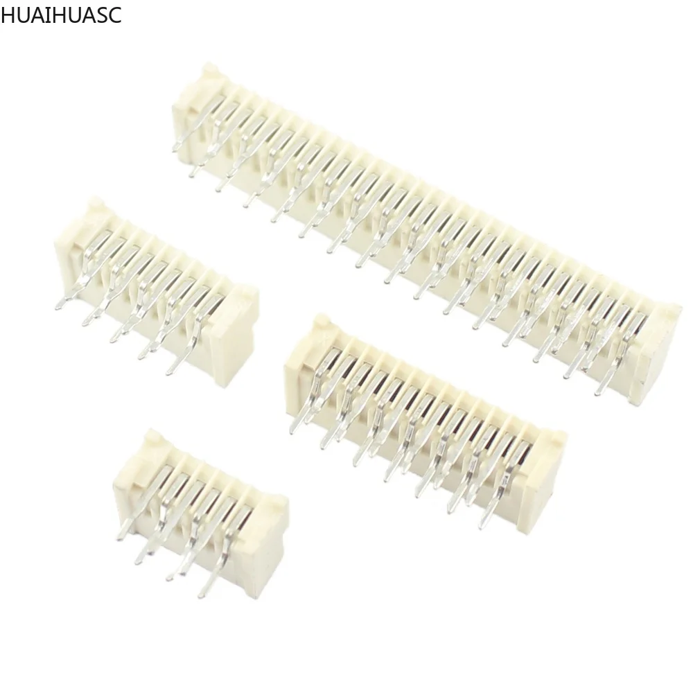 10 шт. FPC FFC 1 25 мм Шаг прямой угол двойные контакты ленточный плоский кабель