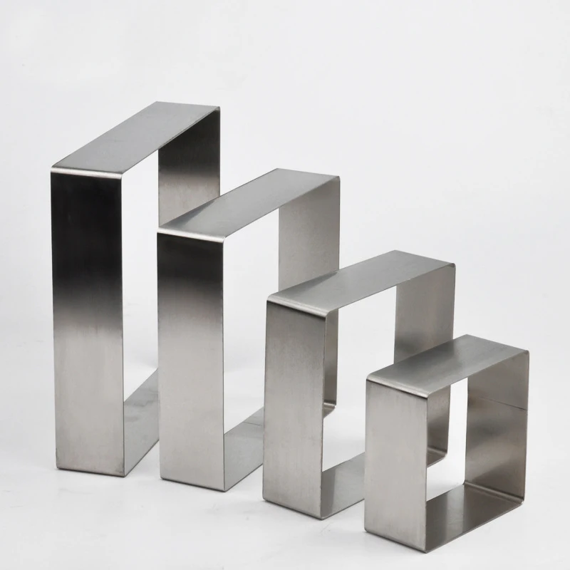 Резак из нержавеющей стали квадратная форма для мусса кольцо торта выпечки