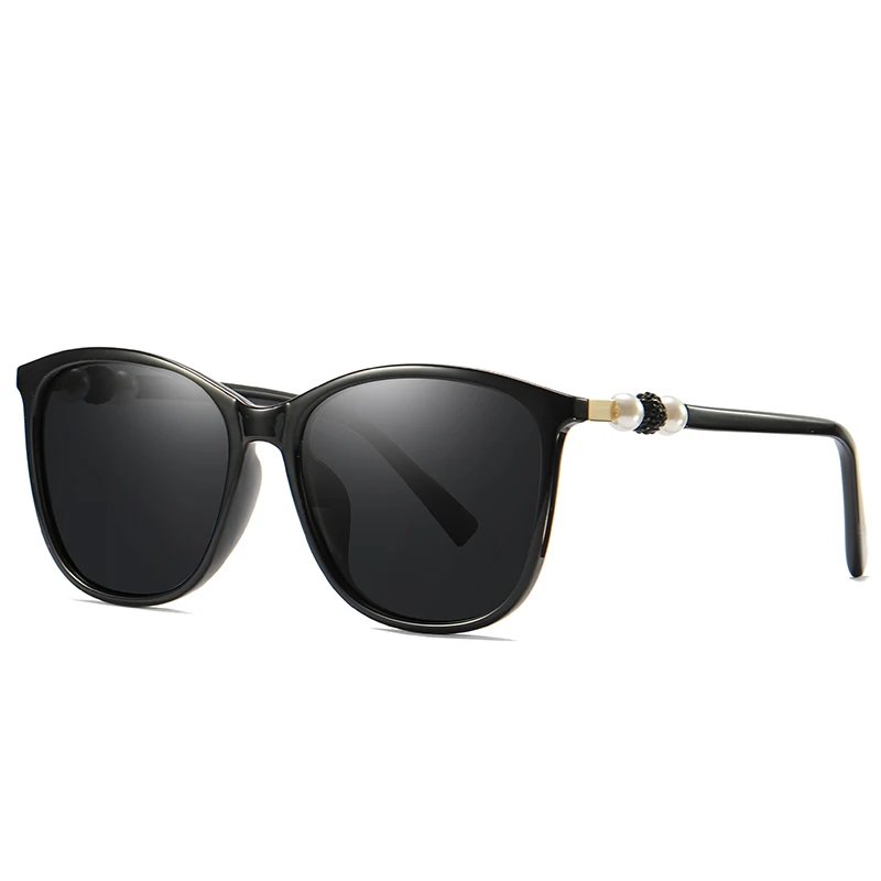 COOLSIR винтажные жемчужные солнцезащитные очки для женщин кошачьи Роскошные