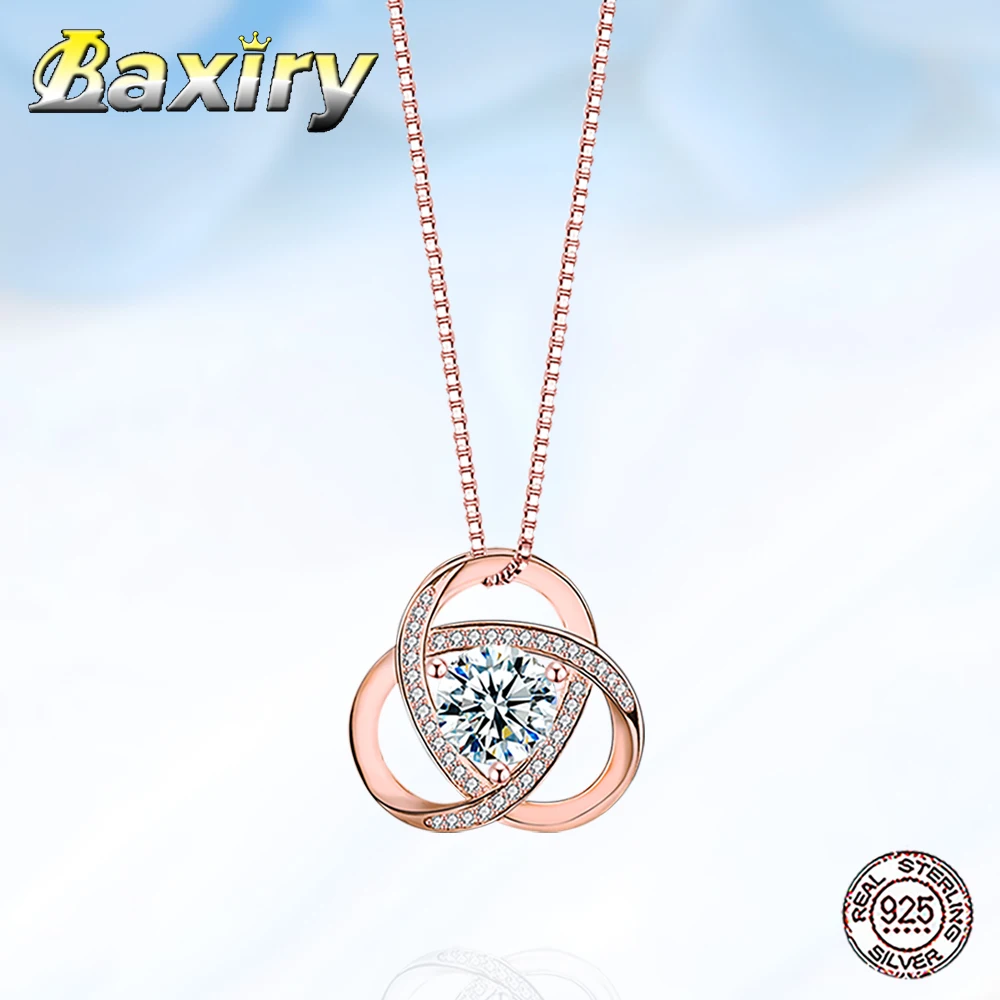 

2020 New 925 Sterling Silver Necklace Chain Length 45 cm Necklace For Women Neck Chains Pendant Women's Accessories Jewelry
