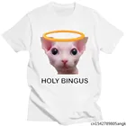 Футболка унисекс Bingus, с цветочным принтом, уличный стиль, повседневная, модная, летняя, с короткими рукавами