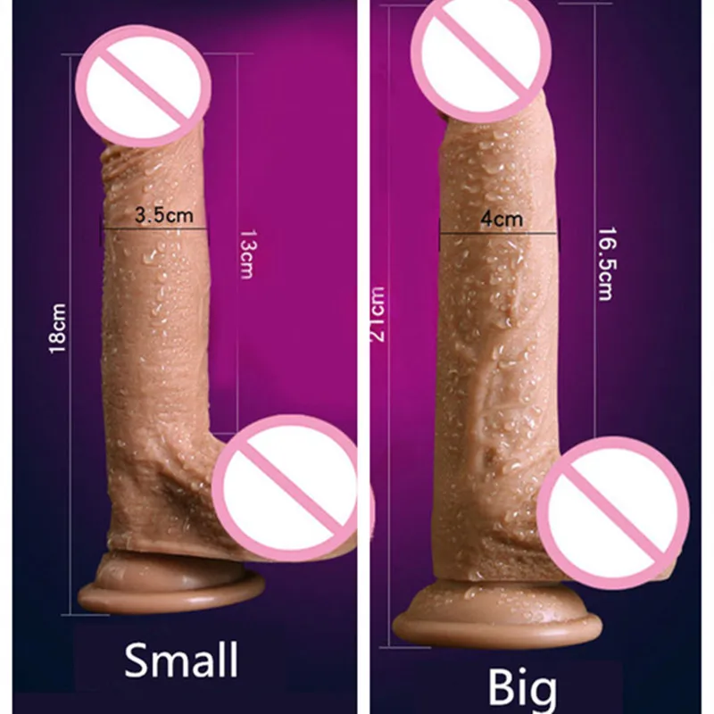 Супер большой пенис с присоской реалистичный мягкий силиконовый фаллоимитатор