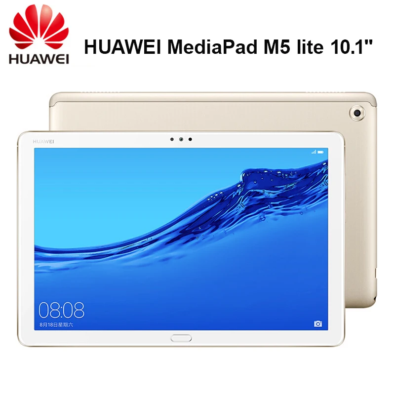 Планшет HUAWEI MediaPad M5 Lite 10 1 дюйма Android 8 0 4 + 64/128 ГБ 1920*1200 IPS|Планшеты| |