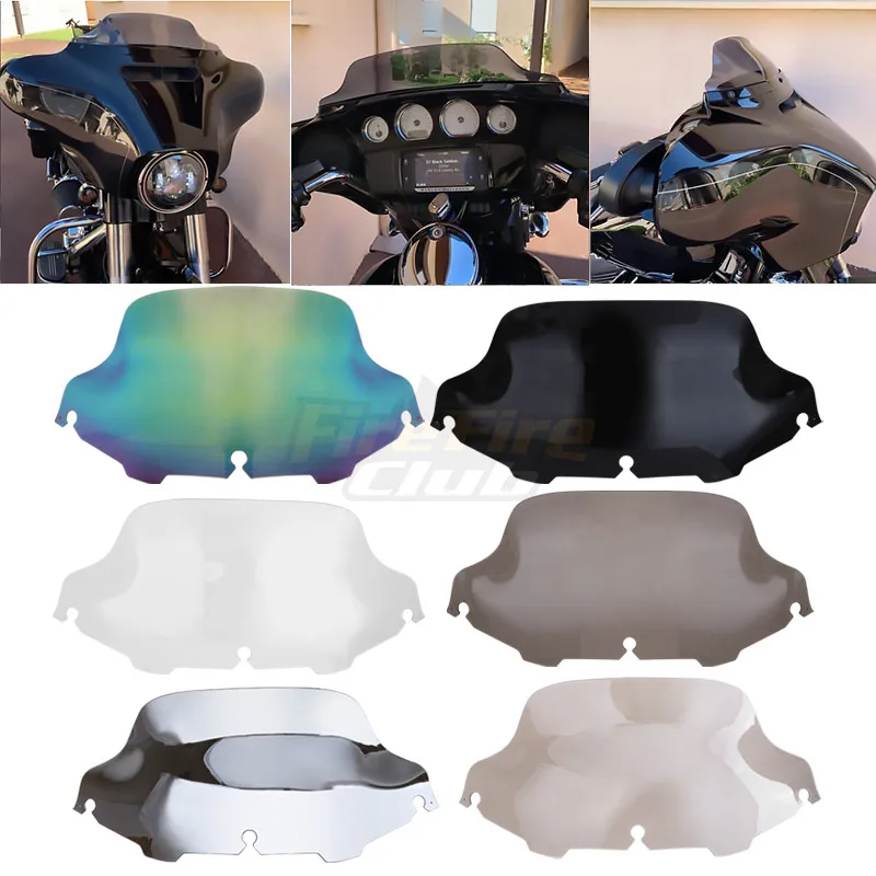Ветровой экран на лобовое стекло 8 дюймов для Harley Touring Electra Street Glide FLHX FLHT 1996 2013