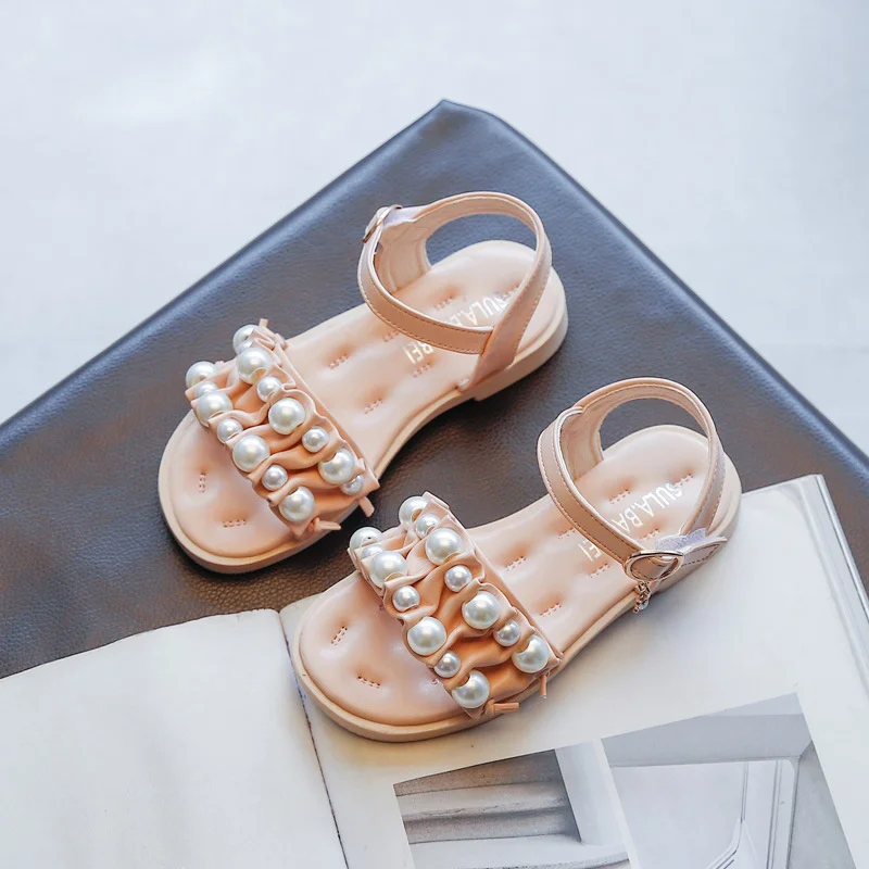 

Туфли детские пляжные с жемчугом, на возраст 2-8 лет