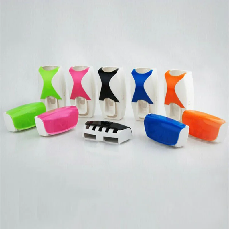 1 Набор 5 цветов Автоматический Дозатор зубной пасты в комплекте настенная