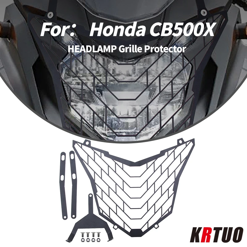 Motorcycle Head Lamp Headlight Protection Cover Grille Guard For Honda CB500X Cb500 X Cb 500x 650f Cbr Cbr650f | Автомобили и