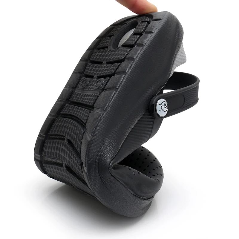 Мюли мужские с широким носком Классические сандалии дышащая обувь для сада и