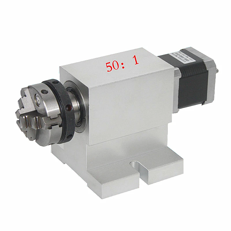 4th axis harmonic drive reducer 3 Jaw 50/65mm chuck CNC dividing head 11-50-65 11-50-50 | Инструменты