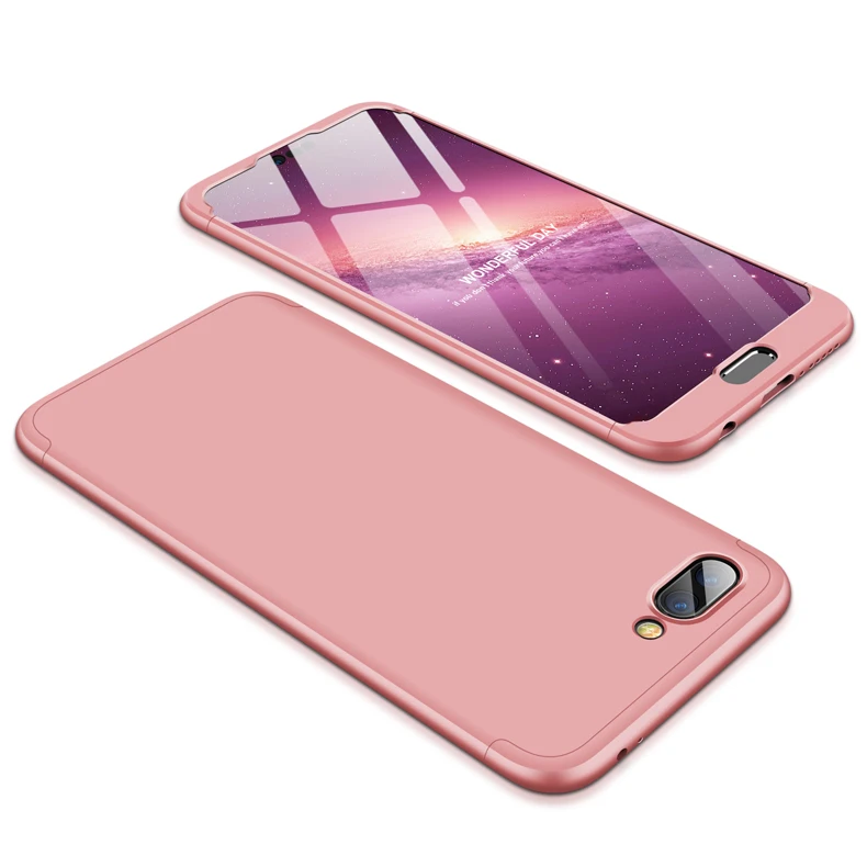 Для huawei Honor 10 чехол COL-L29 Honor 20 s чехол 360 Защитный противоударный чехол для Funda Honor 10 Lite 20 Pro 10i 20i 20 s Honor20 s - Цвет: Rose gold
