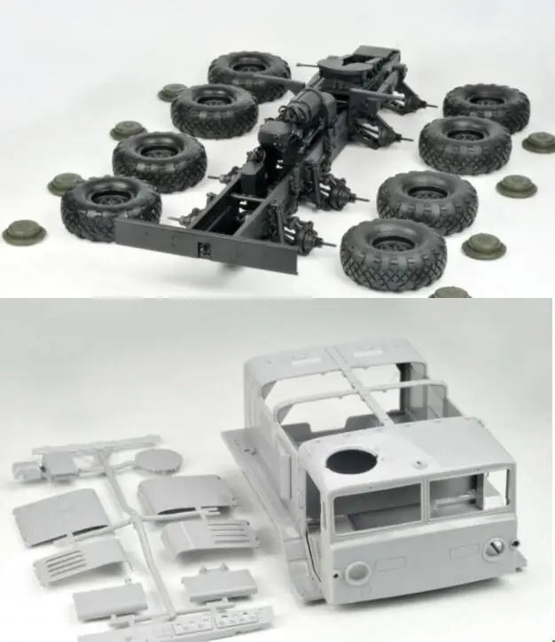 Новый военный MmETAL 8X8 8 колёс 8WD грузовик масштаб 1/12 RC рамка и корпус комплект