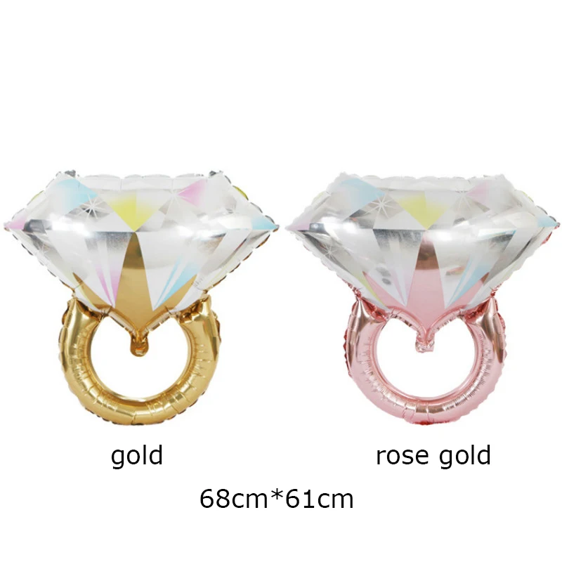 

Wedding Balloon Decoration Love Aluminum Foil Balloon Ring Bride To Be Wedding Shoulder Strap Hear Band Decoration Bride Kit