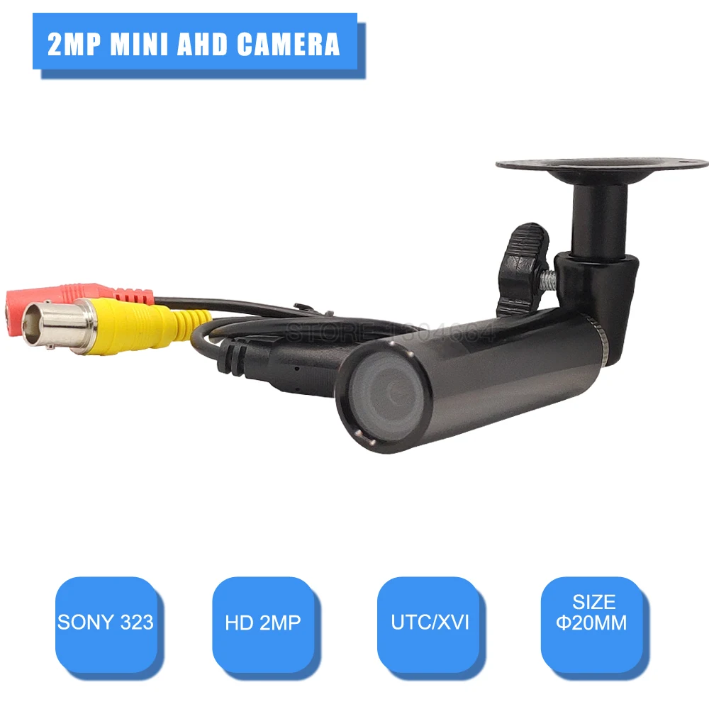 

Мини-камера видеонаблюдения, МП, металлическая