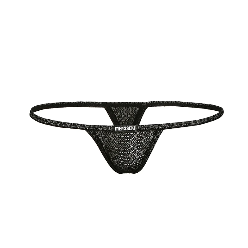 6 шт./партия Мужские дышащие Трусы стринги с низкой посадкой| |