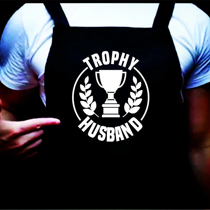 Custom Father's Day Gift From Wife For Husband Anniversary Aprons for Dad Trophy Wedding Gifts Funny Apron | Дом и сад