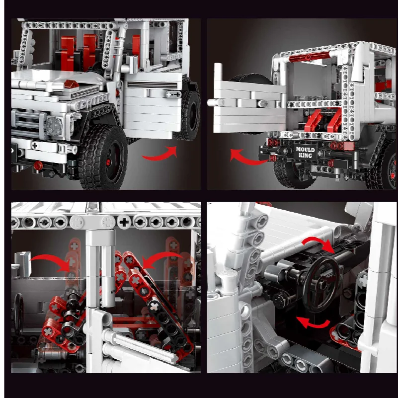 Техническая серия внедорожник Супер гоночный автомобиль Benz белый 13069 модель