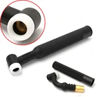 250A WP-26F SR-26F Tig сварочный фонарь черного цвета с гибкой головкой тела газовое сопло с воздушным охлаждением фонарь 26 серии Аксессуары для сварки и резки