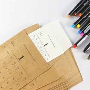 Классическая Сумка для документов Domikee 2020, для школы и офиса, Красивый блокнот для записей для школьного билета, органайзер для стикеров pouch для блокнота, 12 шт.