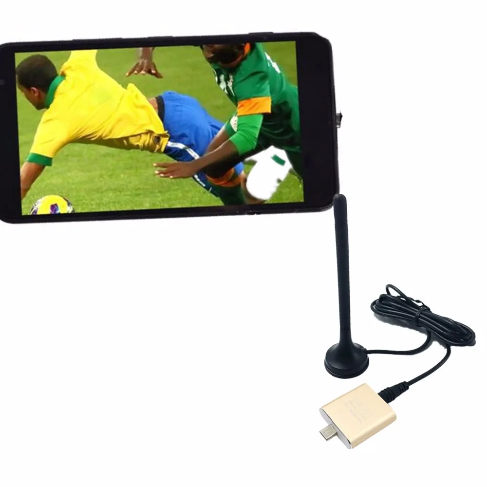 Цифровой ТВ тюнер DVB T HD спутниковый ресивер планшет HDTV Dongle с Micro USB для Android