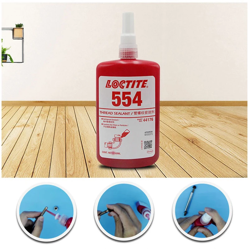 Винтовой Клей Loctite 542 анаэробный клей резьбовой фиксирующий уплотнительный 545 554