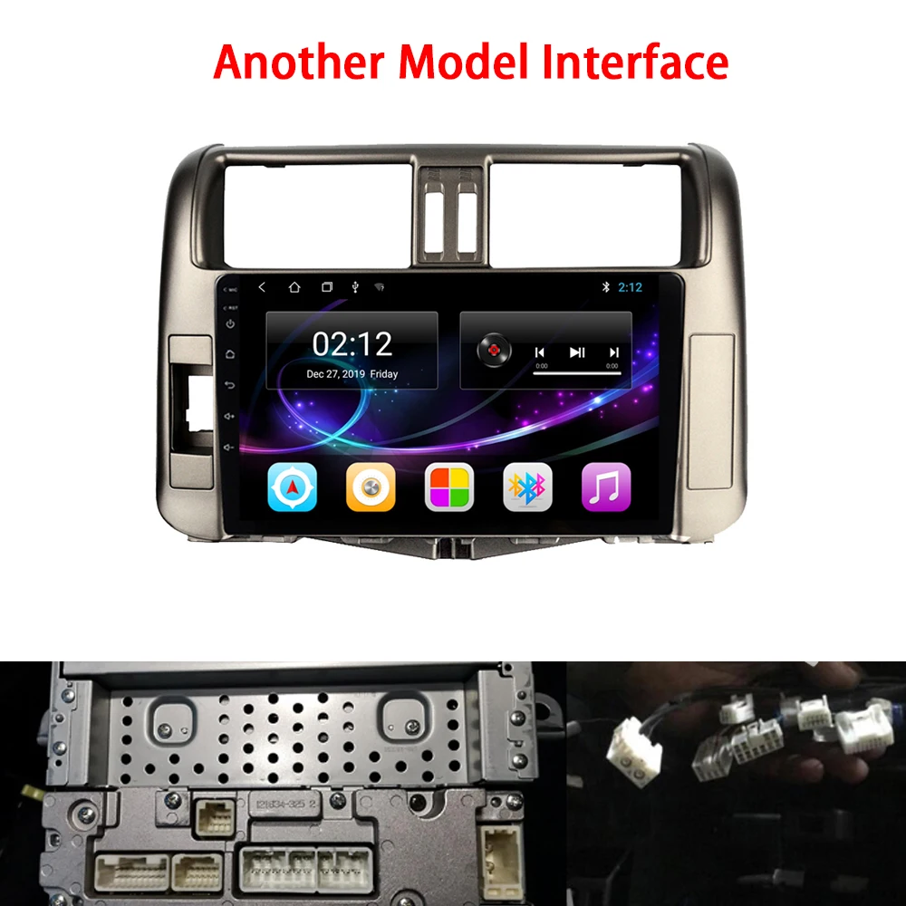 

OKNAVI For Toyota Land Cruiser Prado 150 2010 2011 2012 2013 Android 9.0 Car Radio GPS Navigation Power Cable Car Accessories
