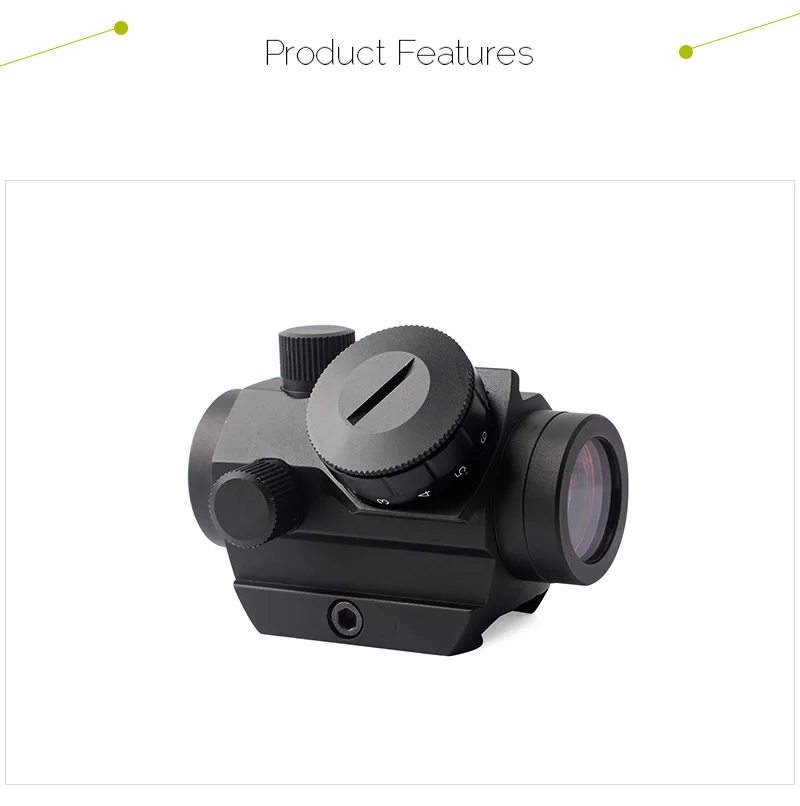 

MAGORUI T1G Red Dot Sight 1X20 Sights Reflex With 20mm Rail Mount & Increase Riser Rail Mount Tactical Hunting Accessories