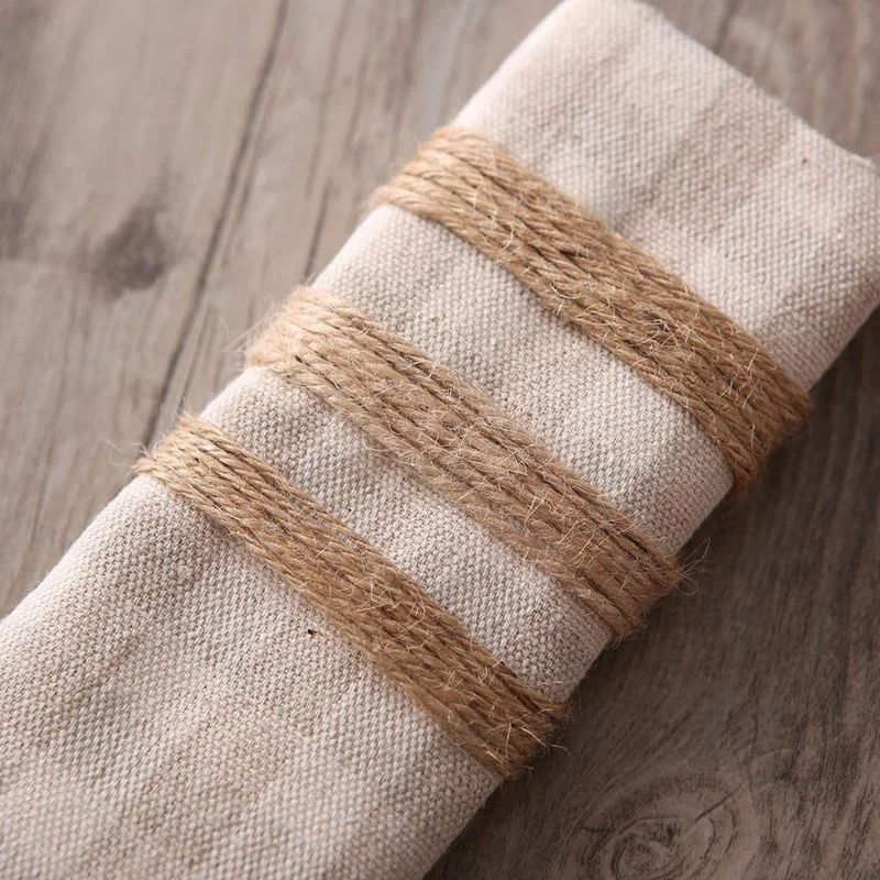 DIY Handmade Jute Rope 1000 Feet 2Mm 3 Ply Natural Twine String Rolls for Artworks and Crafts Gift Wrapping Picture Display | Дом и сад
