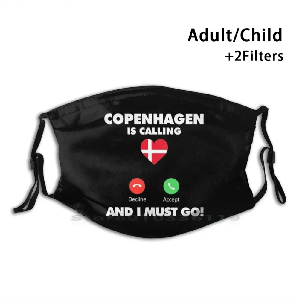 Мой Копенгаген звонит и я должен идти Данию дизайн анти Пылевой фильтр смываемая
