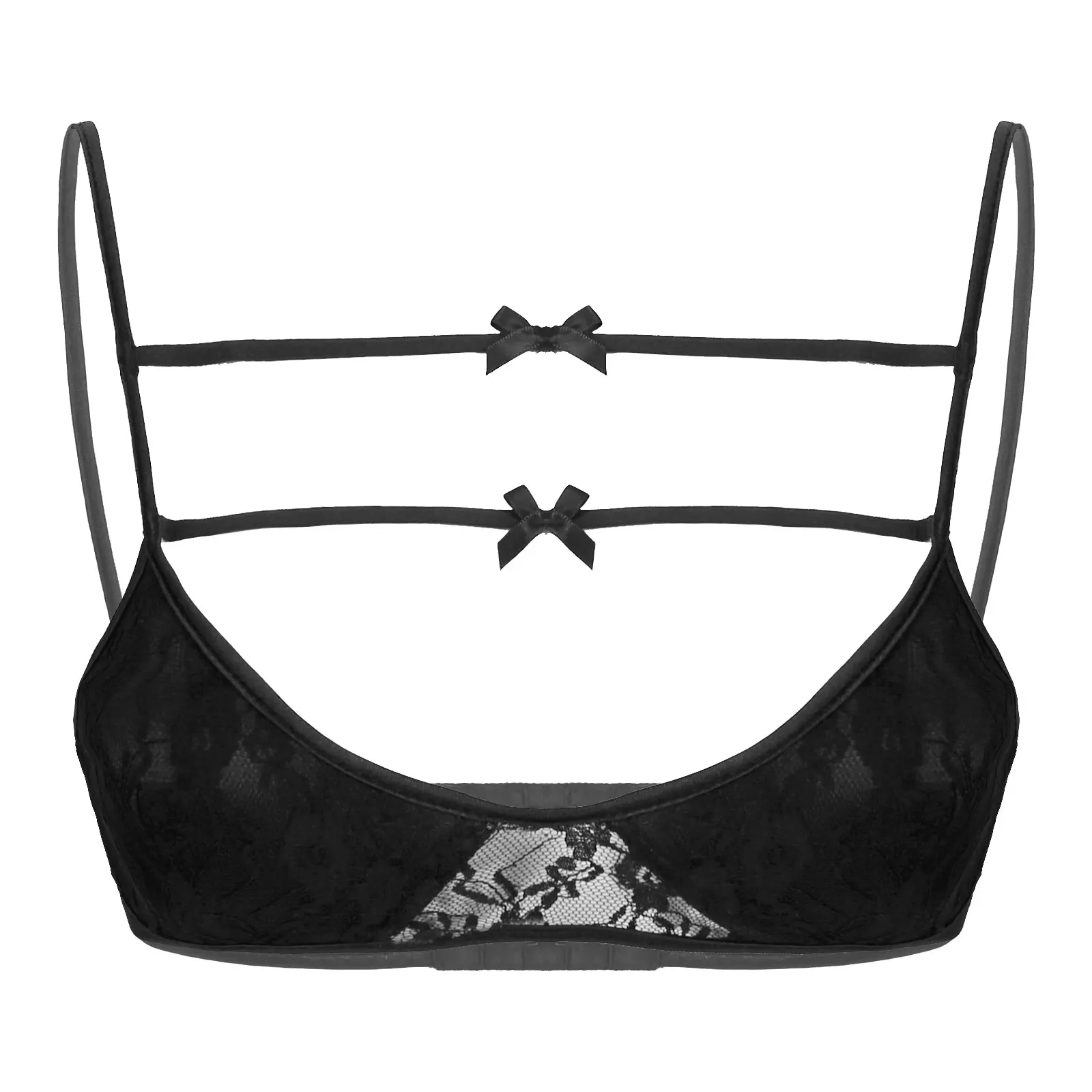 Женский сексуальный бюстгальтер топ нижнее белье прозрачное кружевное на