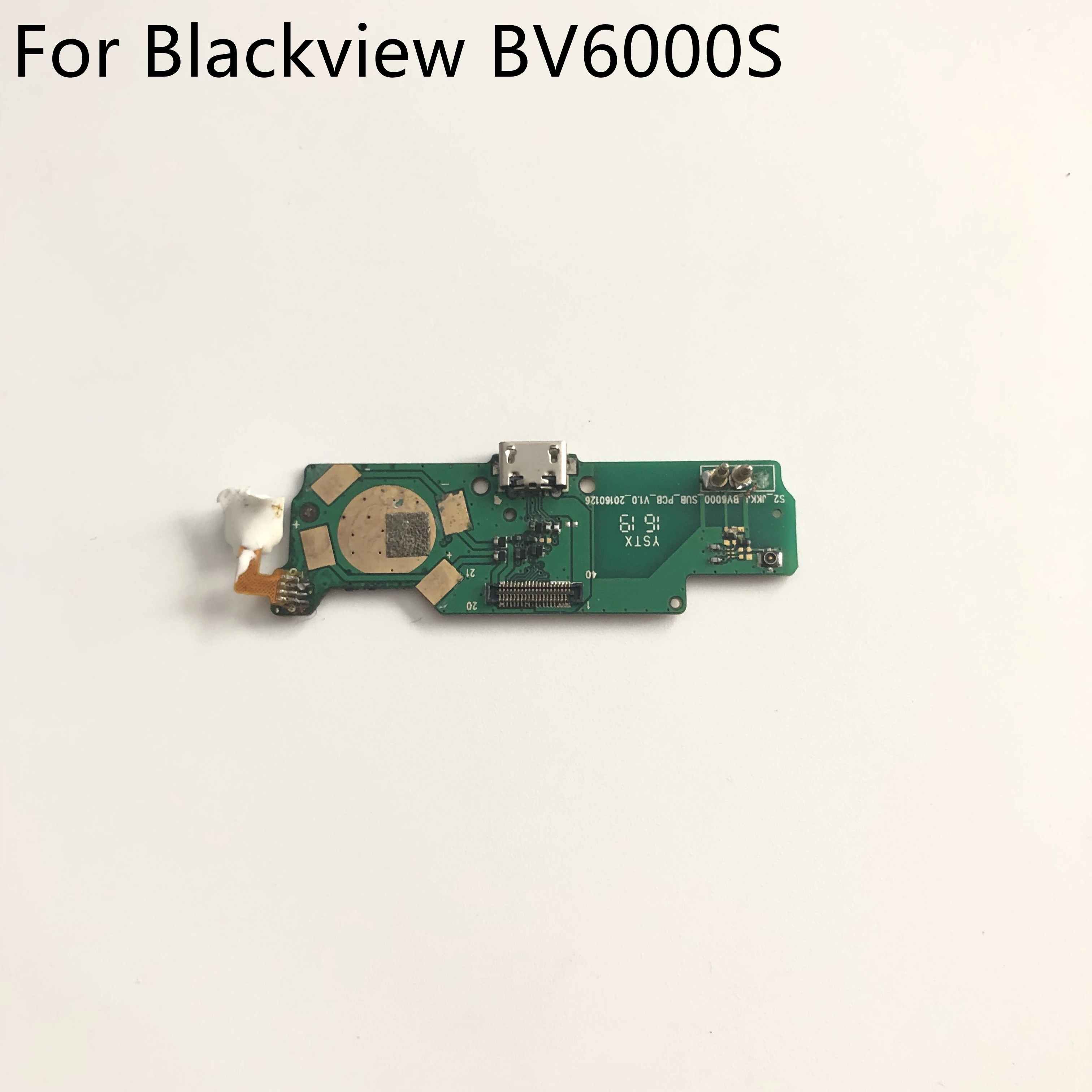 Оригинальная б/у зарядная Плата USB для Blackview BV6000S 4 7 MT6755 Octa core бесплатная