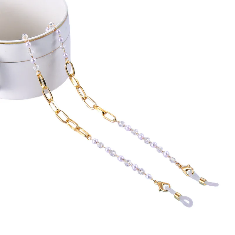 

Face Mask Chains For Women Classic Metal Glasses Chains Eyewear Cord Holder Chains On Glasses Lanyard Men's Glasses Chain Unisex