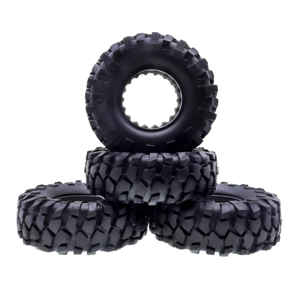 

4PCS 1:10 Scale 1.9inch Rocks Crawler Car Tires 96mm 108mm Tyres for 1/10 RC Axial SCX10 RC4WD D90 Traxxas Redca TF2 Off-road