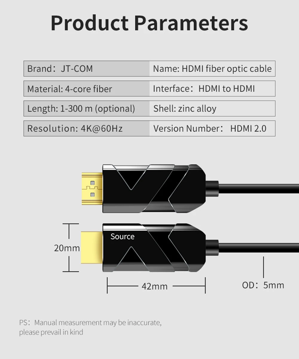 Кабель HDMI 2,0 4K 60Hz волоконно-оптический кабель HDMI 2,0 2.0a 2.0b HDR для HDTV Xiaomi коробка проектор PS4 Кабель HDMI 2 м 3 м 5 м 10 м-100 м