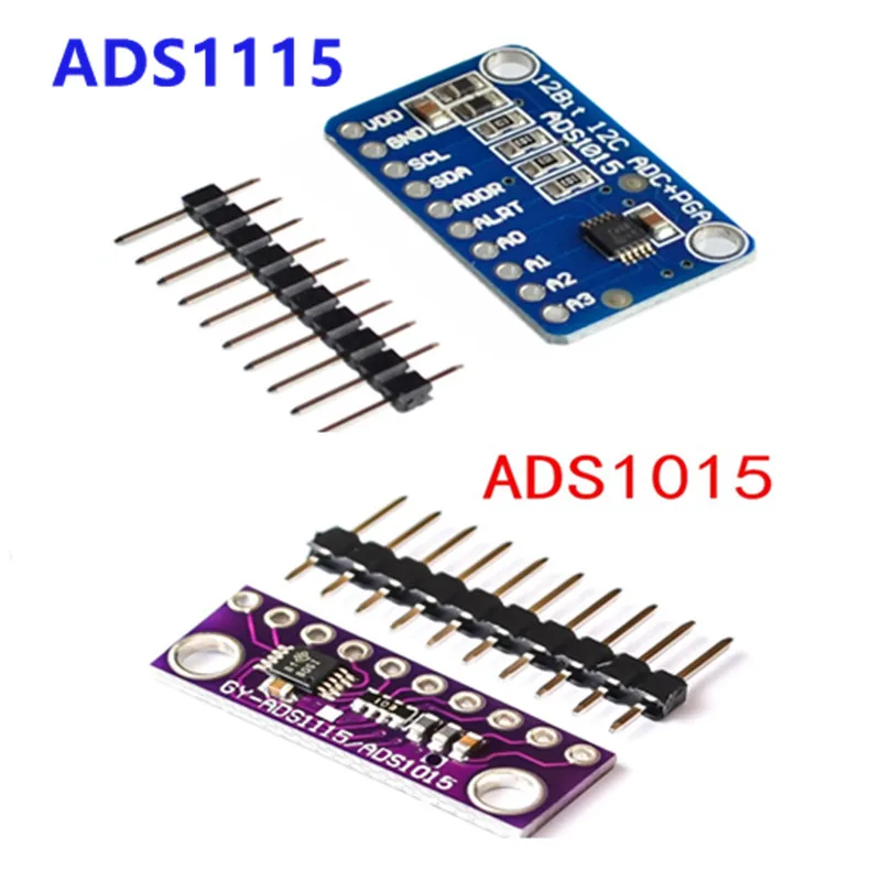 16 бит I2C ADS1115/ADS1015 модуль ADC 4-канальный с усилителем усиления Pro RPi