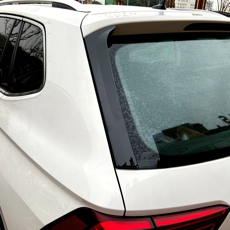 Back Window Rear Spoiler Side Wing Splitter Trim for Tiguan MK2 2017 2018 Gloss Black 2Pcs | Автомобили и мотоциклы