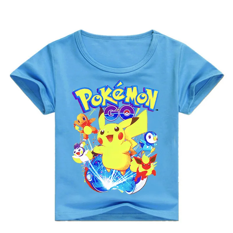 Оригинальная короткая футболка Takara Tomy Pokemon Pikachu летняя хлопковая милая