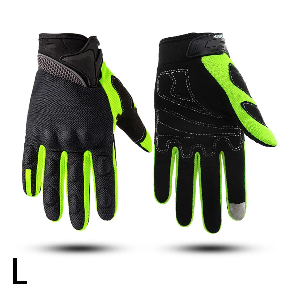 

Motorcycle Non-slip Gloves Motorcycle Touch Screen Motocross Gloves Full Finger Breathable Racing Gloves With reflective stripes